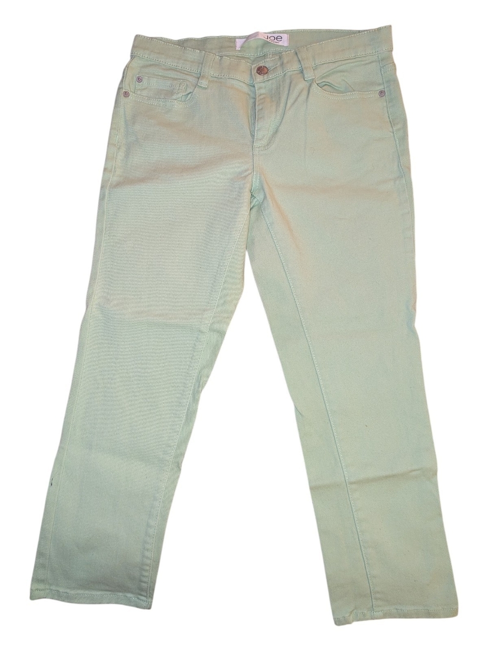JOE Mint Green Straight-Leg Cropped Jeans 6 Tropical Summer Vacation Travel